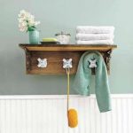 porte-serviettes dans la salle de bain photo idées