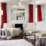 beaux rideaux dans les idées intérieures de l'appartement