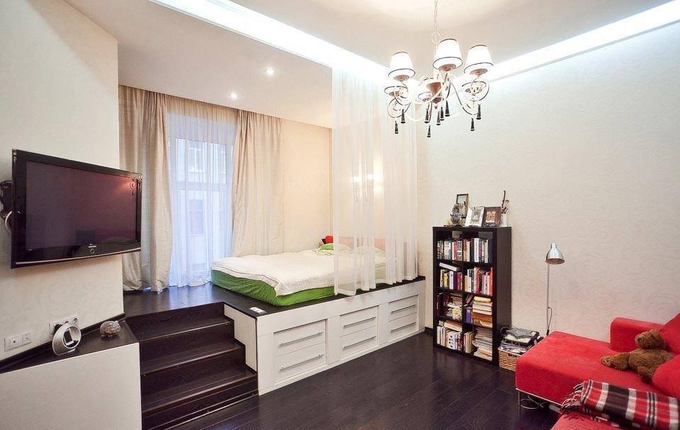 foto de design de interiores de cortinas de zoneamento