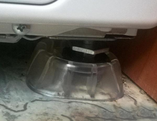 Anti-vibratie staat voor foto-ideeën voor de wasmachine