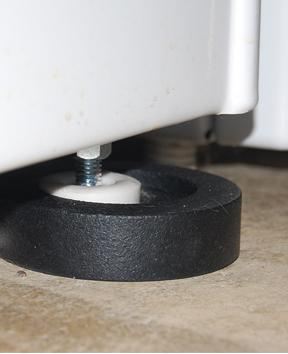 Anti-vibratie staat voor ideeën voor het ontwerpen van wasmachines