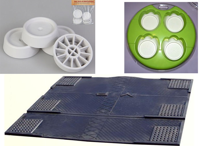Anti-vibratie staat voor wasmachine