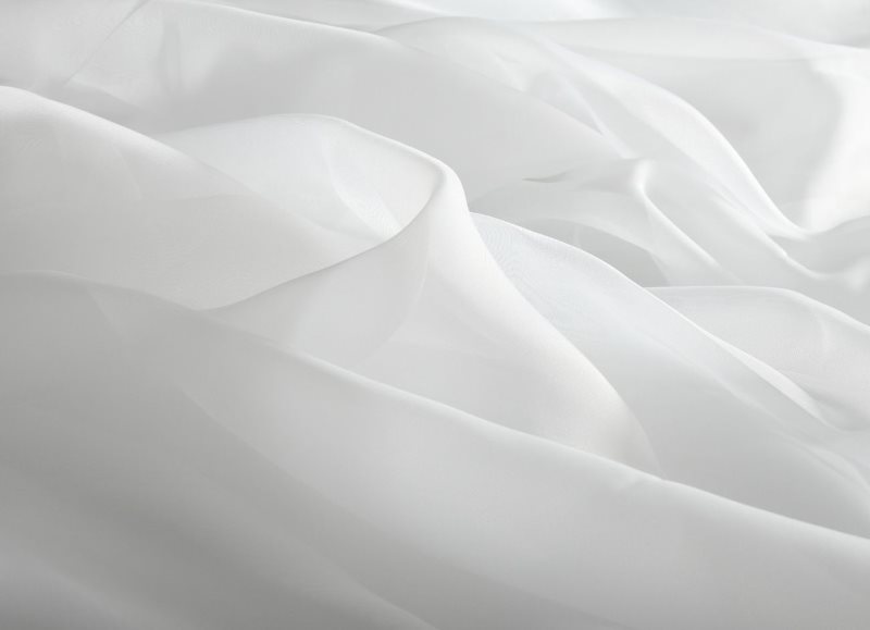 Voile monochrome blanc