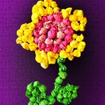 conception de photo de fleurs de serviette en papier