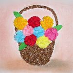 options de photo de fleurs de serviette en papier