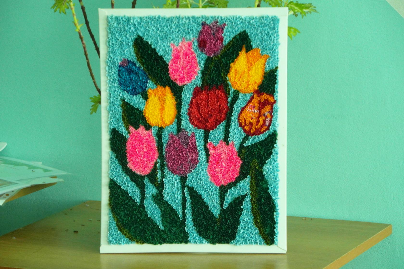 fleurs des options de photo de serviettes en papier