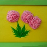 fleurs de serviettes en papier