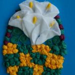 fleurs de serviettes en papier