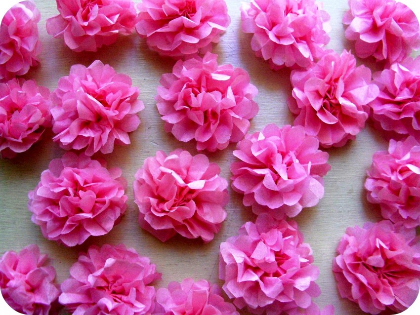 fleurs de serviettes en papier faites-le vous-même photo idées