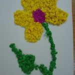 options de photo de fleurs de serviette en papier