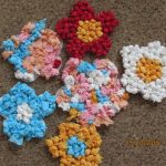 photo de fleurs de serviette