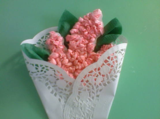 options de photo de fleurs de serviette en papier