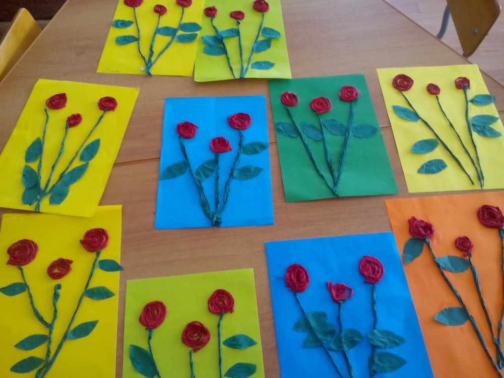 fleurs de serviette torsadée
