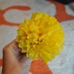 Fleurs de serviette DIY