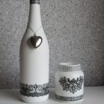 décor de bouteille DIY photo