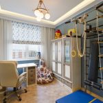 Coin sportif dans la chambre étudiant