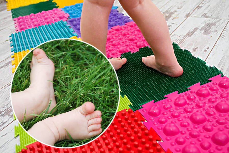 idées de décoration de tapis de massage pour bébé