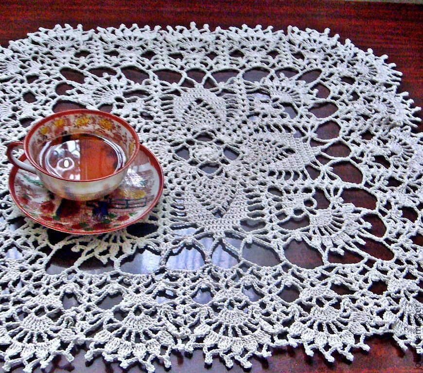 idées de décoration pour le napperon au crochet