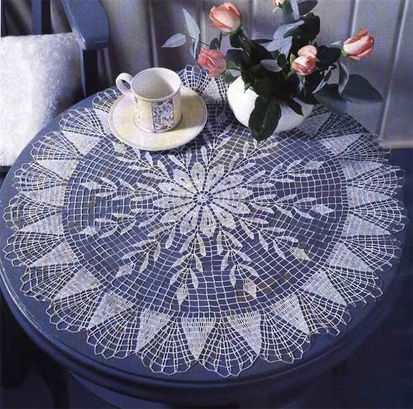 crochet sur la table