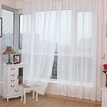 Rideaux de lin coupe droite