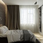 Télévision à l'intérieur d'une chambre moderne