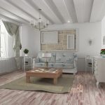 Design de salon dans des tons clairs