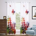 Rèm cửa có in ảnh trên grommet