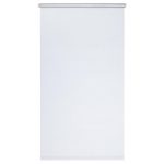 Rideau à roulettes en polyester blanc