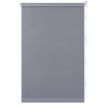 Store à enrouleur gris en matériau opaque