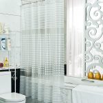 Rideau de douche en polyéthylène