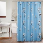 Rideau Textile Bleu