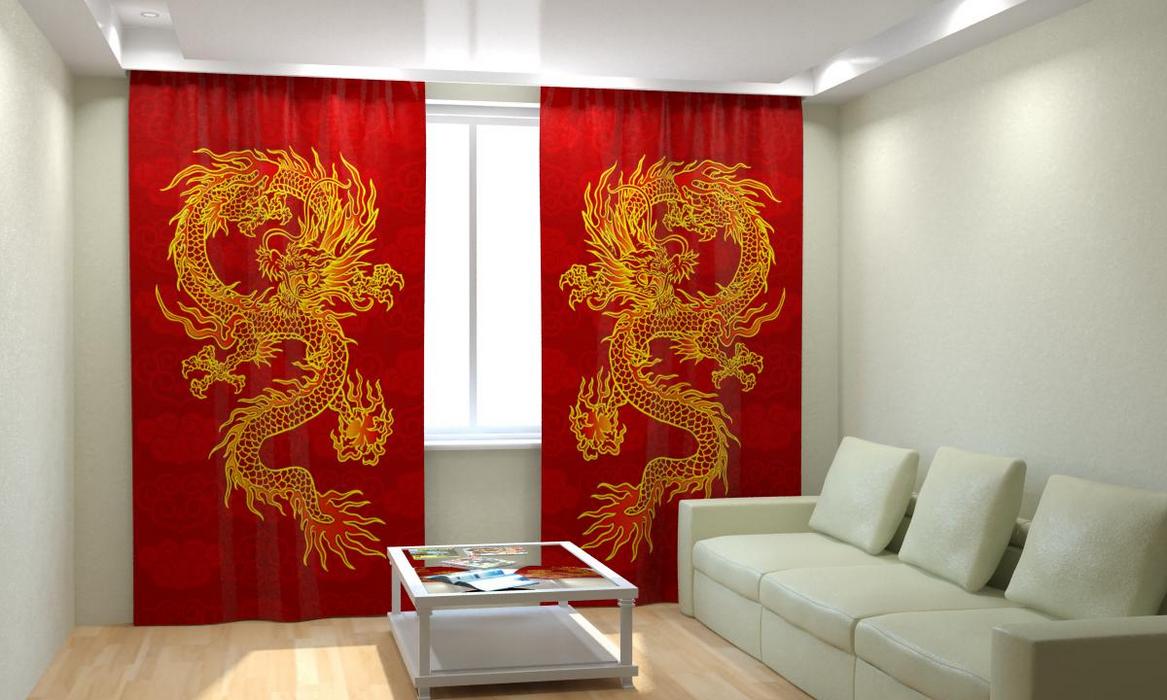 Rideaux de style chinois