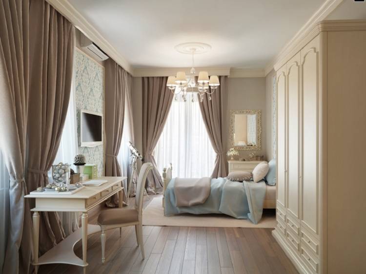 rideaux de la chambre