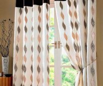 Le choix des rideaux à l'intérieur