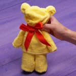 jouets de l'ours serviette