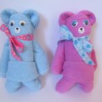jouets de l'ours serviette