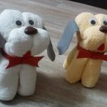 jouets d'une serviette