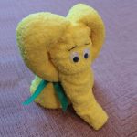 serviette bébé éléphant