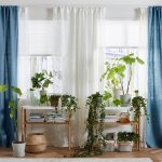 beaux rideaux dans la photo de conception d'appartement