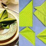 comment plier des serviettes pour le décor original