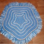 tapis de polyéthylène décor