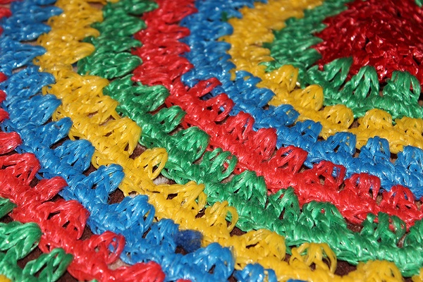 tapis en polyéthylène décor photo