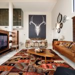 intérieur de tapis patchwork