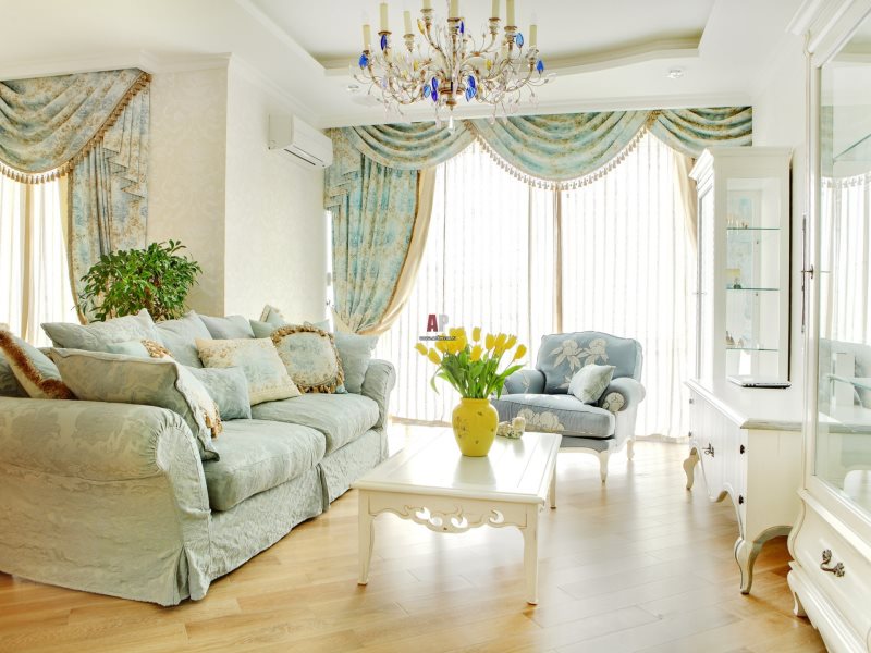 Design de salon de style classique
