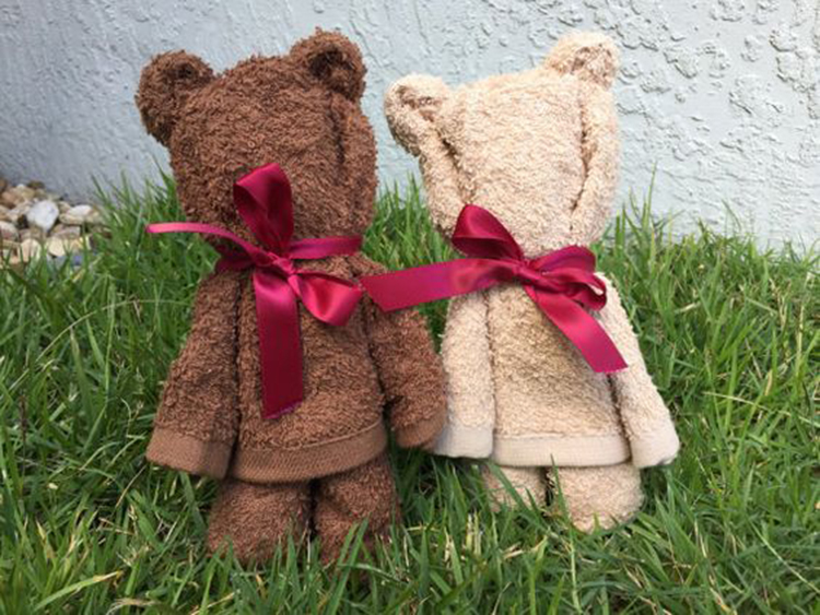 serviette ours