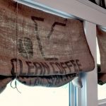 rideaux rideaux sacs de café