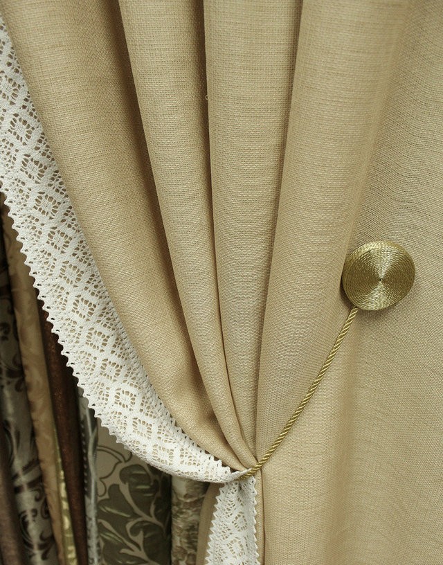 photo de rideaux de tapis de jute