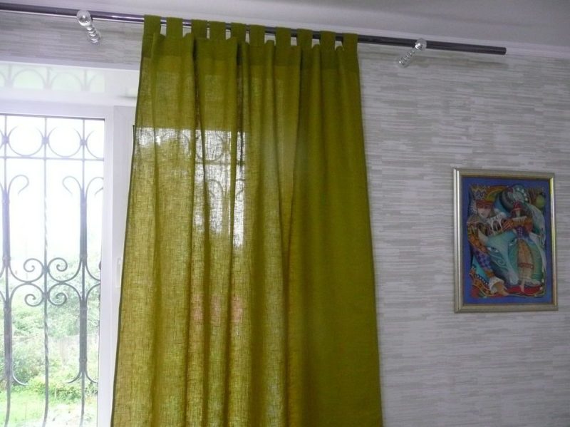 rideaux en toile de jute idées de design