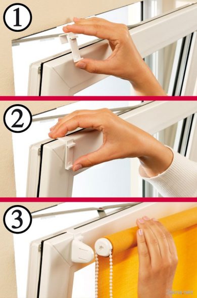 Installazione di tende a rullo con staffe