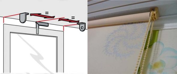 Installazione di tapparelle sul soffitto
